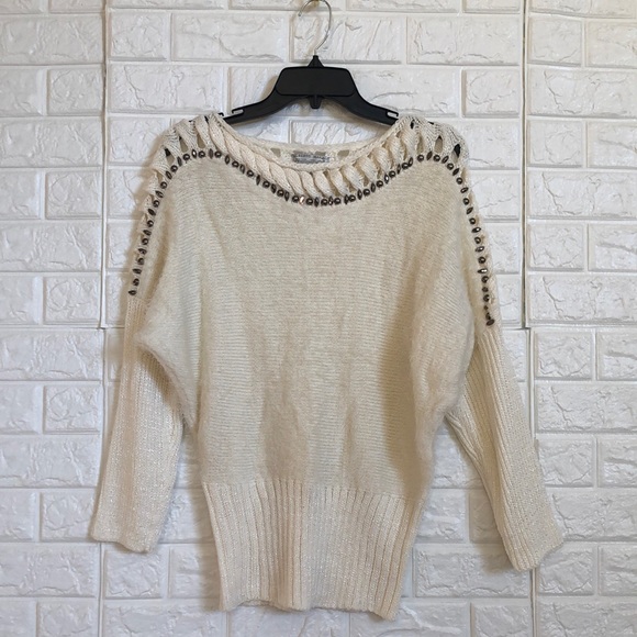 Alberto makali studded dolman sweater - Picture 2 of 6